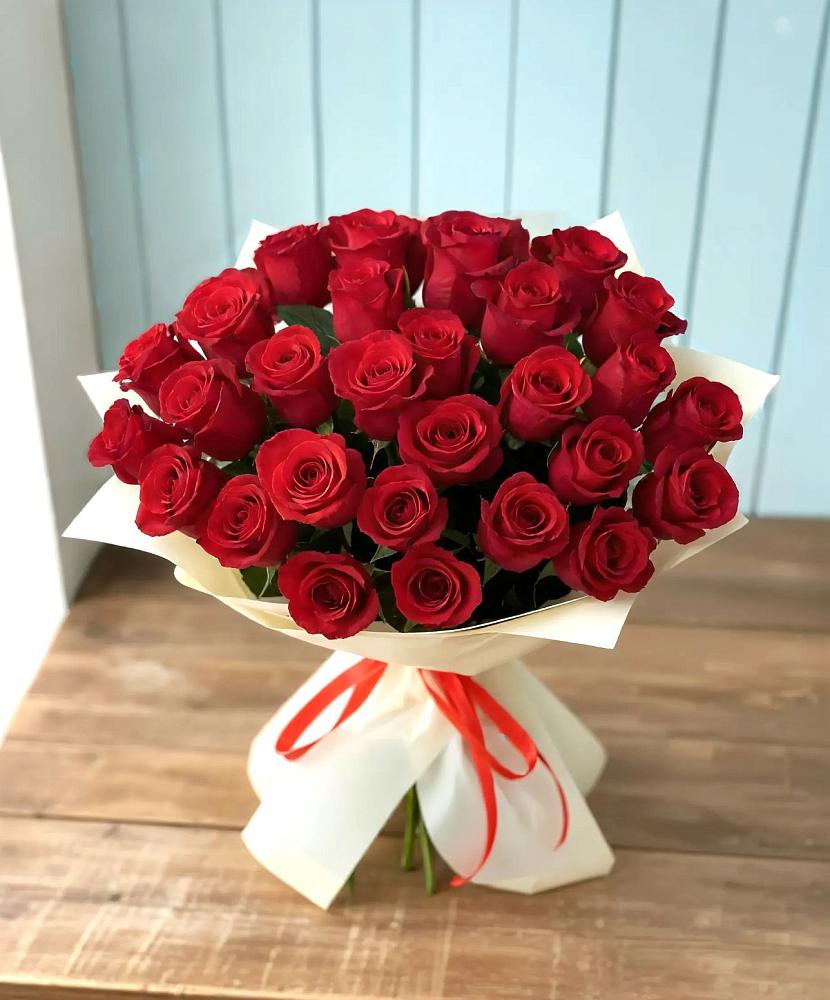 Букет 29 Красных роз в Маришкино