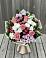 Букет цветов из: Альстромерии, Гвоздики, Розы и Хризантемы в Маришкино