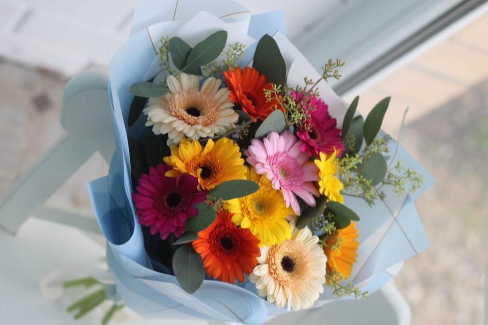 Букет цветов из: Герберы в Маришкино