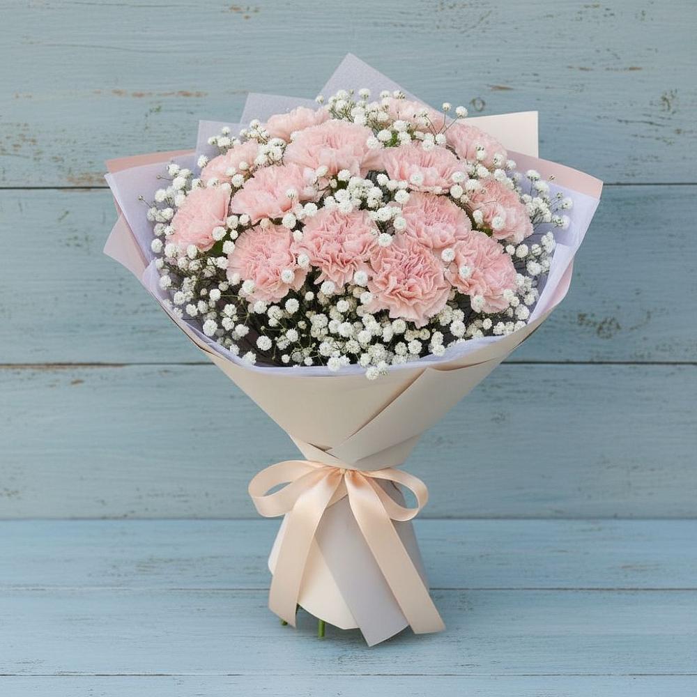 Букет цветов из: Гвоздики в Маришкино