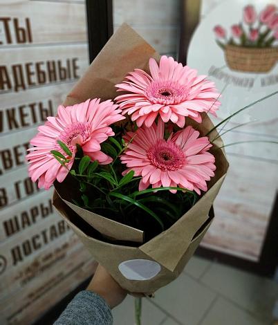 Букет цветов из: Герберы в Маришкино