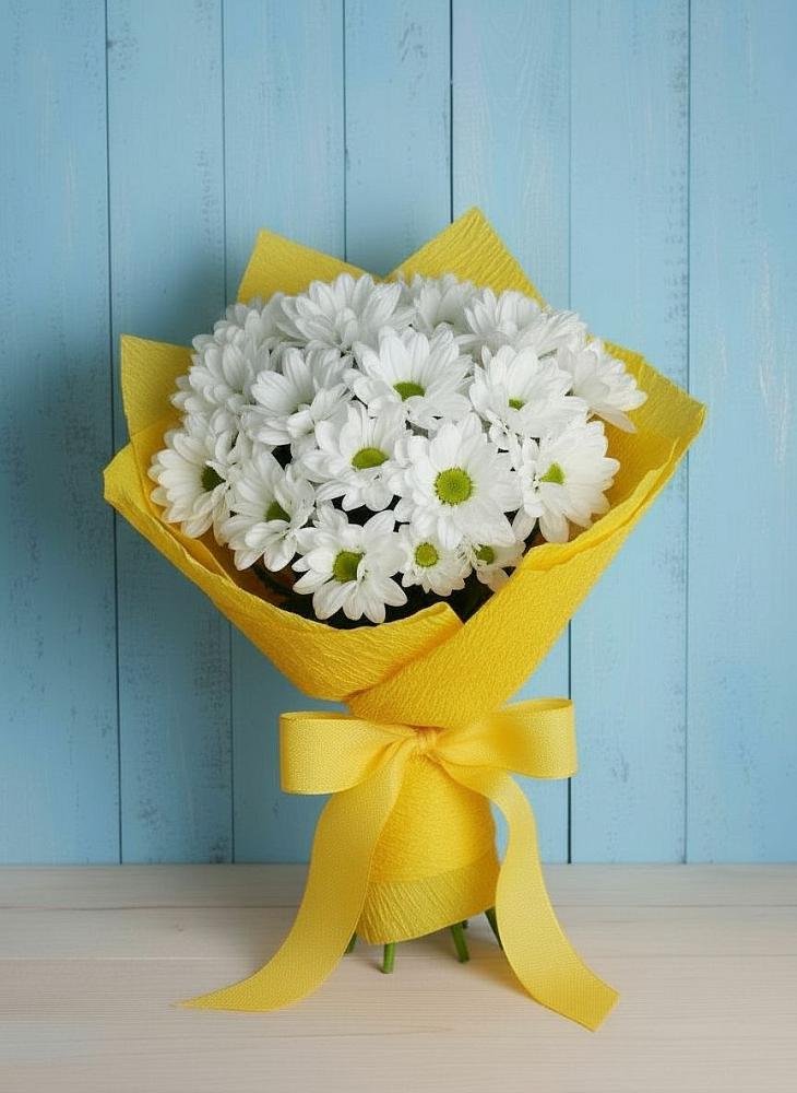 Букет цветов из: Хризантемы в Маришкино