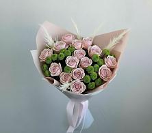 Букет цветов из:  Розы и Хризантемы #REPLACE_PRED# Маришкино