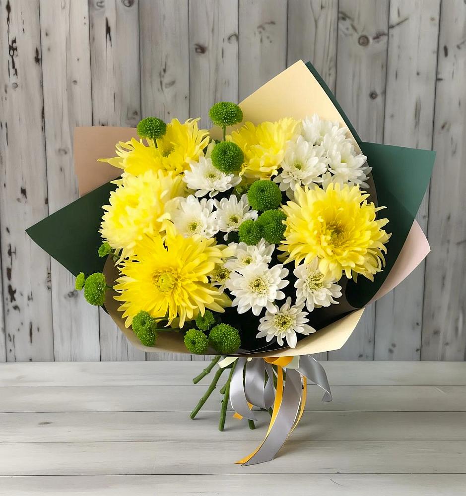 Букет цветов из: Хризантемы в Маришкино