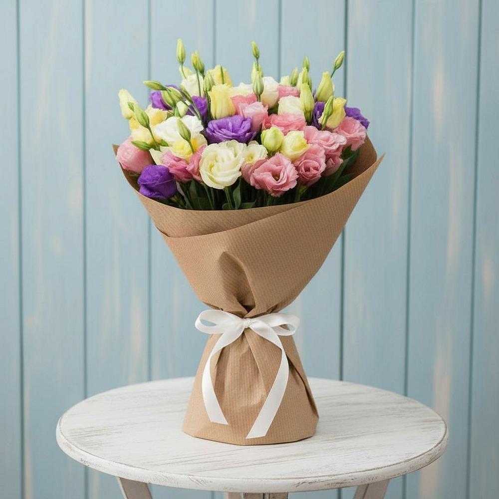 Букет цветов из: Лизиантусы в Маришкино