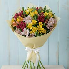 Букет цветов из:  Альстромерии в Маришкино