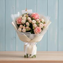 Букет цветов из:  Розы в Маришкино